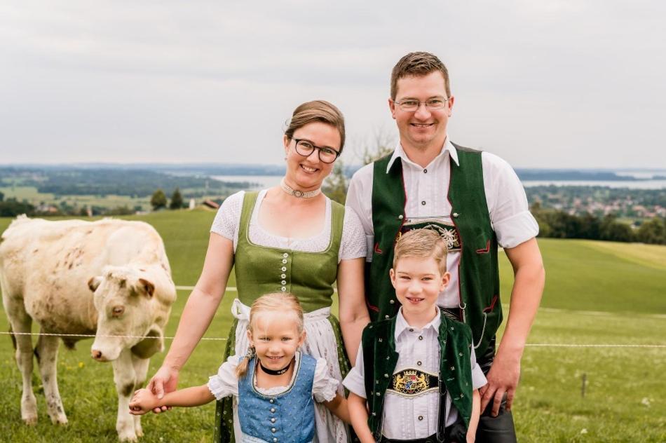 Schleipfnerhof Urlaub Auf Dem Bauernhof Villa Bernau am Chiemsee Bagian luar foto